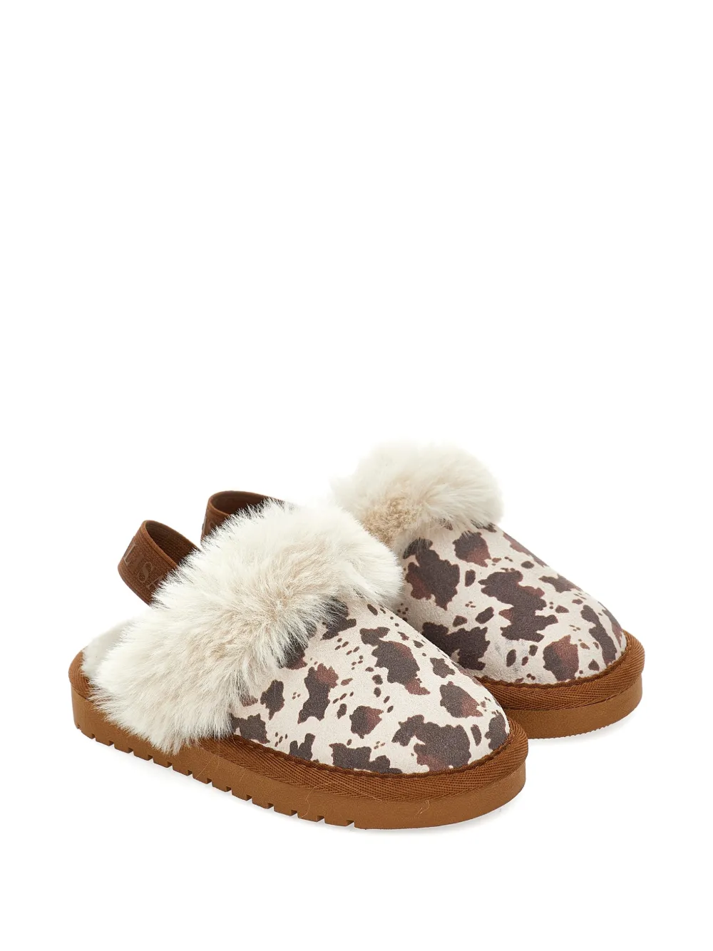 Monnalisa Slippers con stampa - Marrone