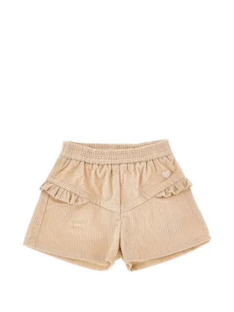 Monnalisa ruffled corduroy shorts