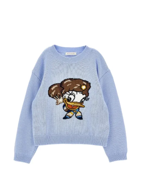 Monnalisa suéter tejido en intarsia