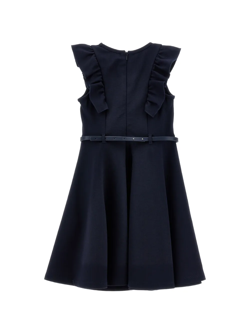 Monnalisa Jurk met ruches Blauw
