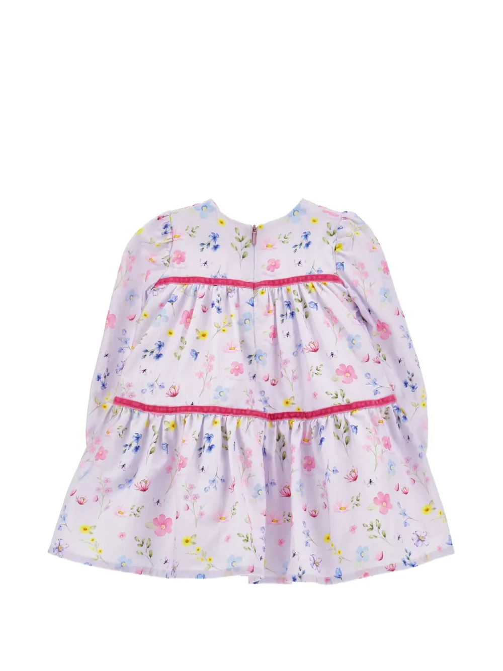 Monnalisa Jurk met bloemenprint Paars