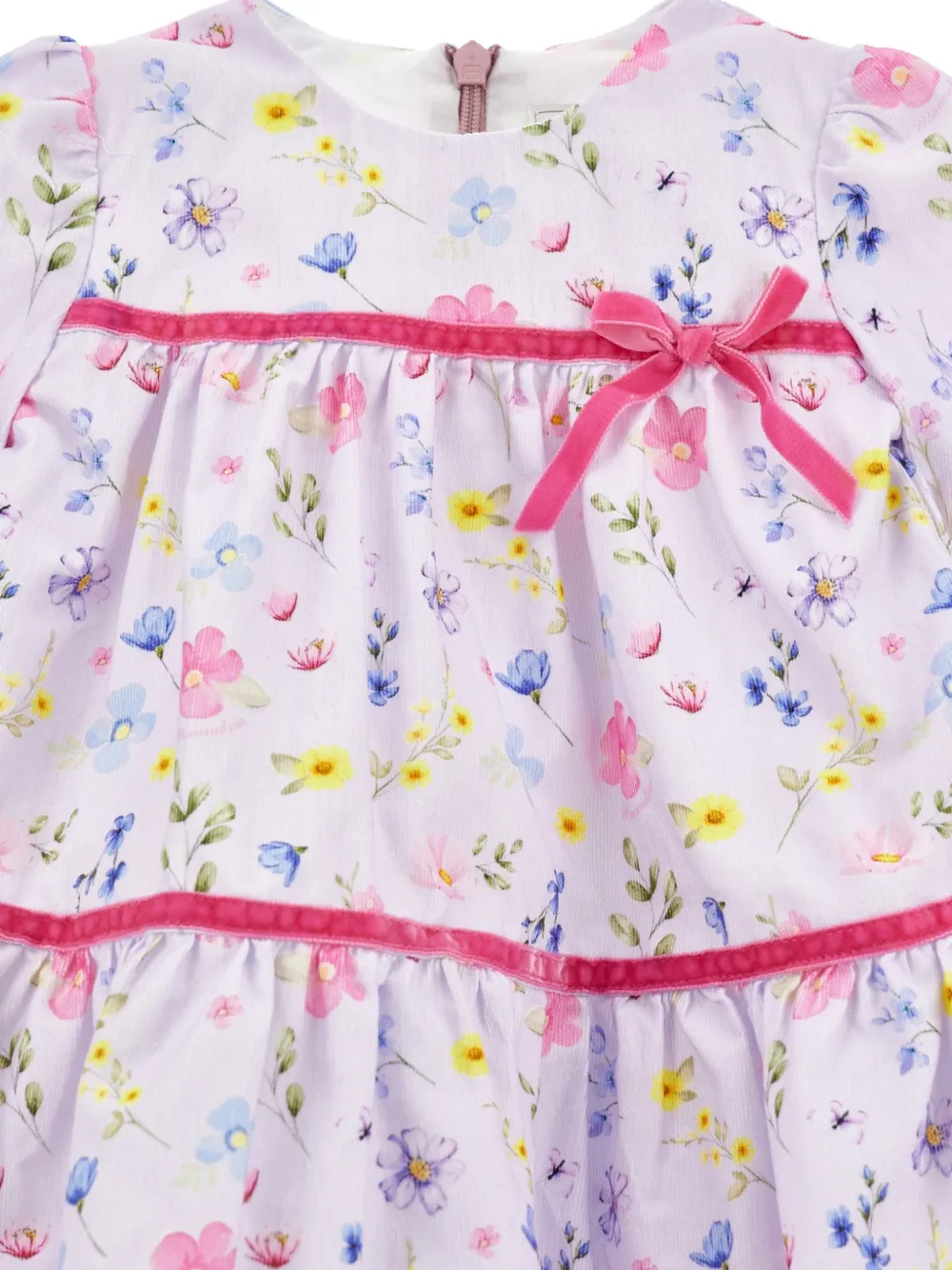 Monnalisa Jurk met bloemenprint Paars