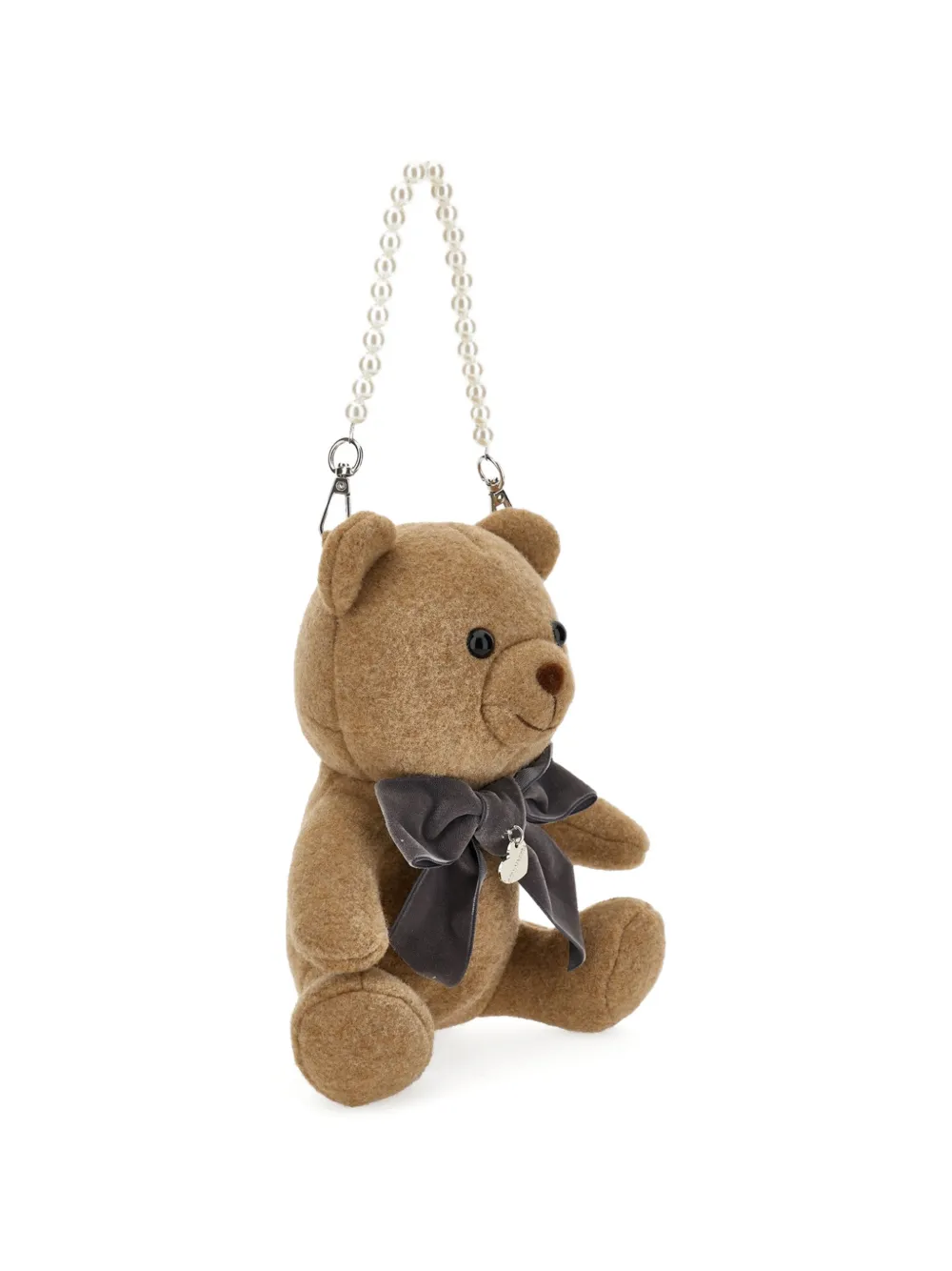 Monnalisa Schoudertas met teddybeerprint Bruin