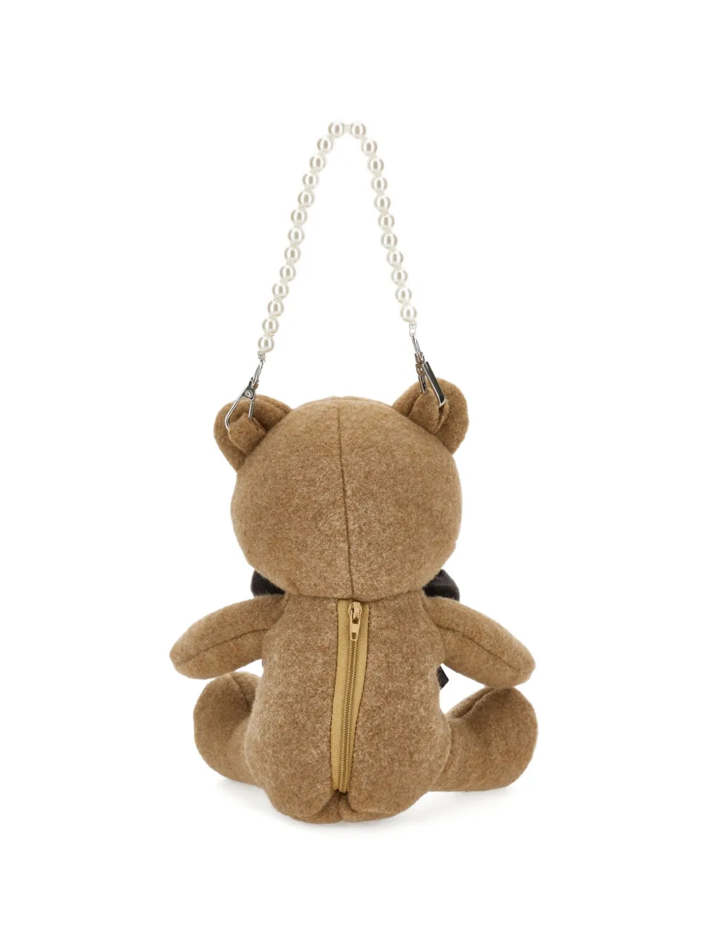 Monnalisa Schoudertas met teddybeerprint Bruin