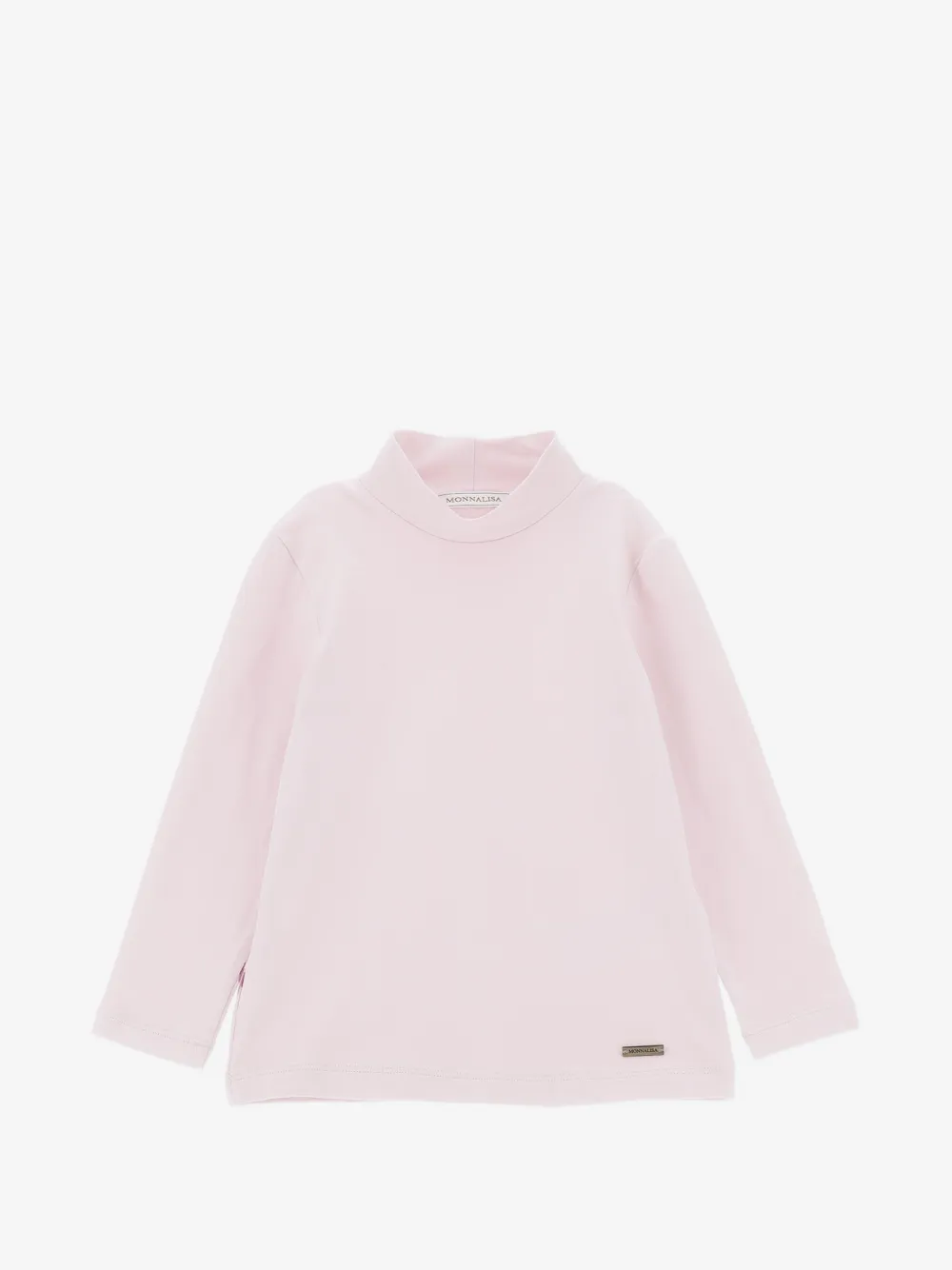 Monnalisa high-neck long-sleeve top | Pink | Image 1