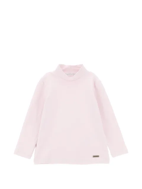 Monnalisa top manga larga con cuello de tortuga