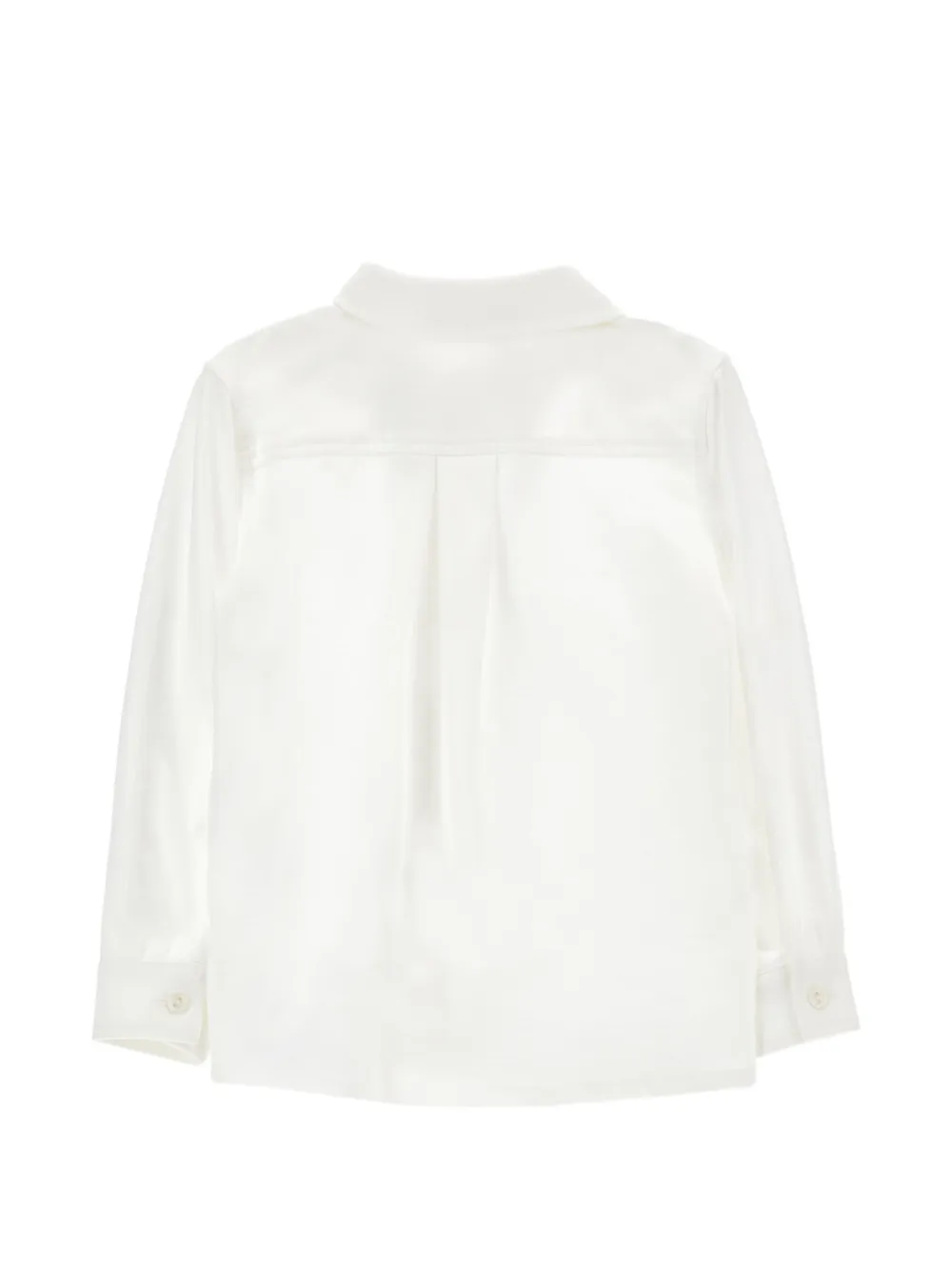 Monnalisa Shirt met lange mouwen en strik Wit