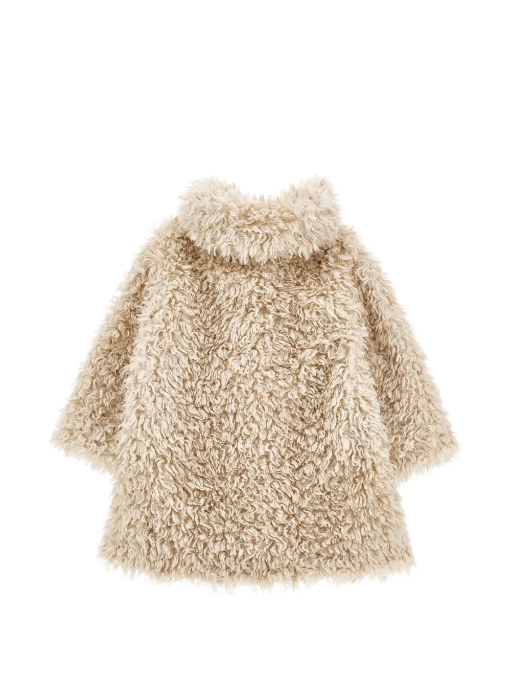 Monnalisa Jack van imitatiebont met textuur Beige