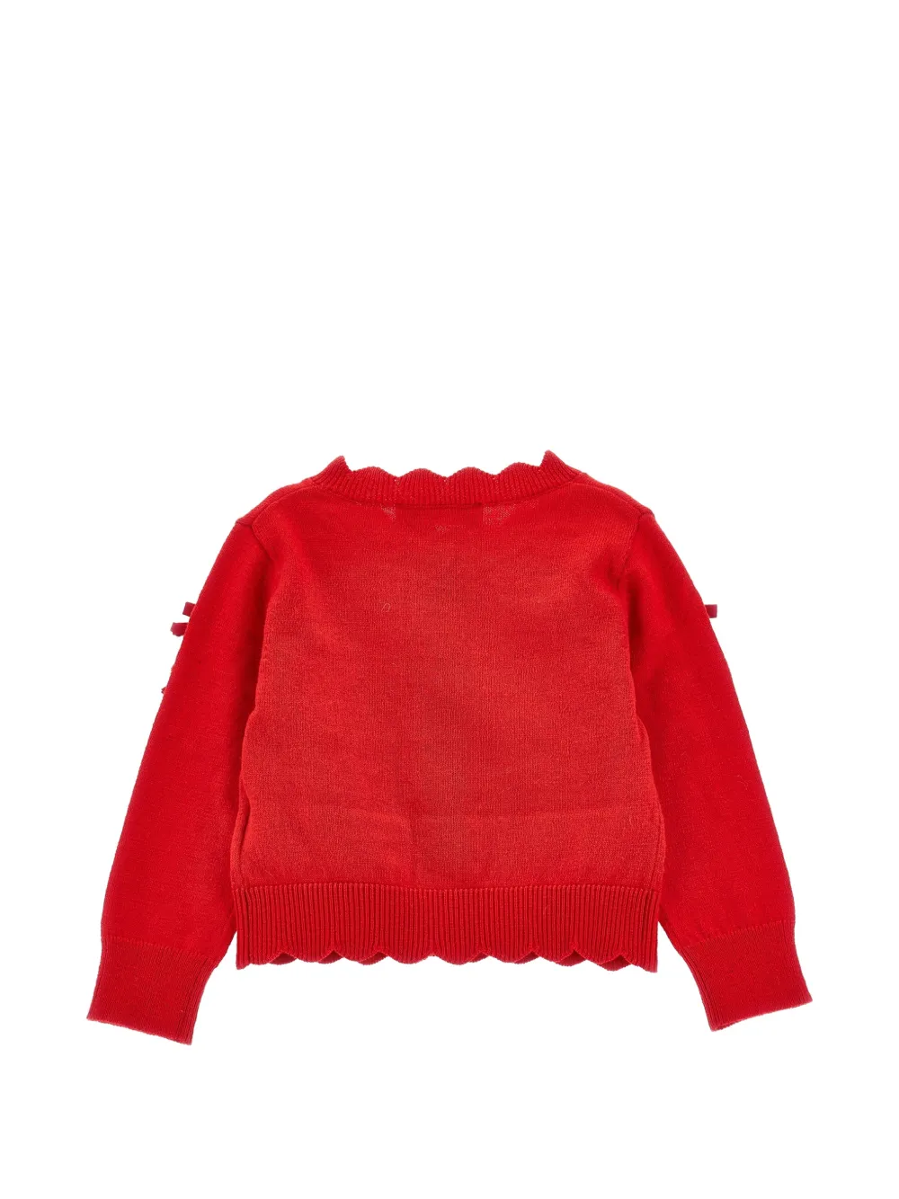 Monnalisa Vest verfraaid met strik Rood