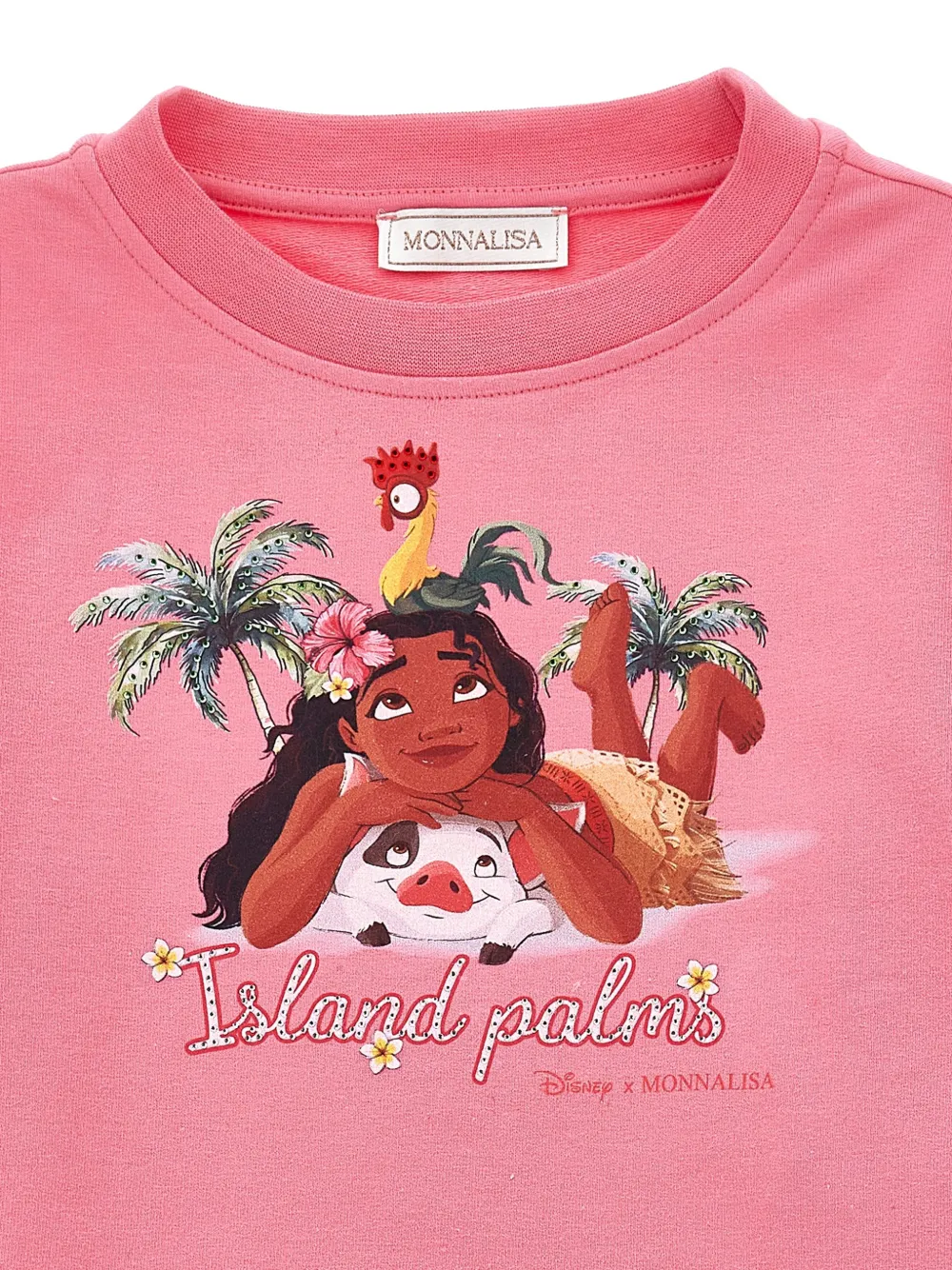 Monnalisa Disney trui met print Roze
