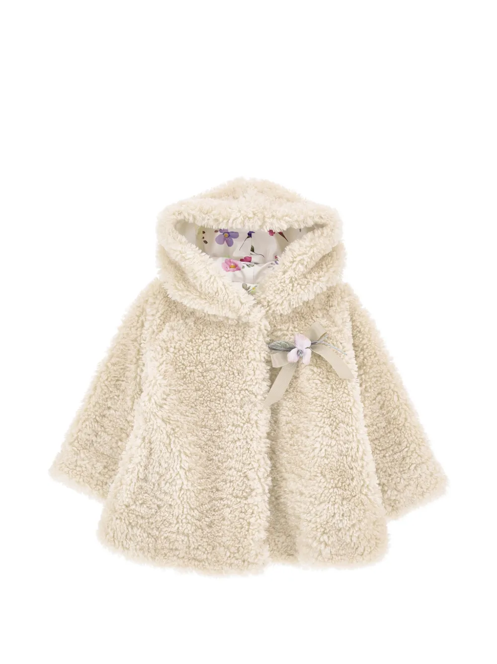 Monnalisa Cappotto con cappuccio - Toni neutri
