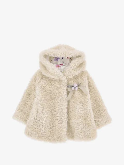 Monnalisa manteau à détail de nœud