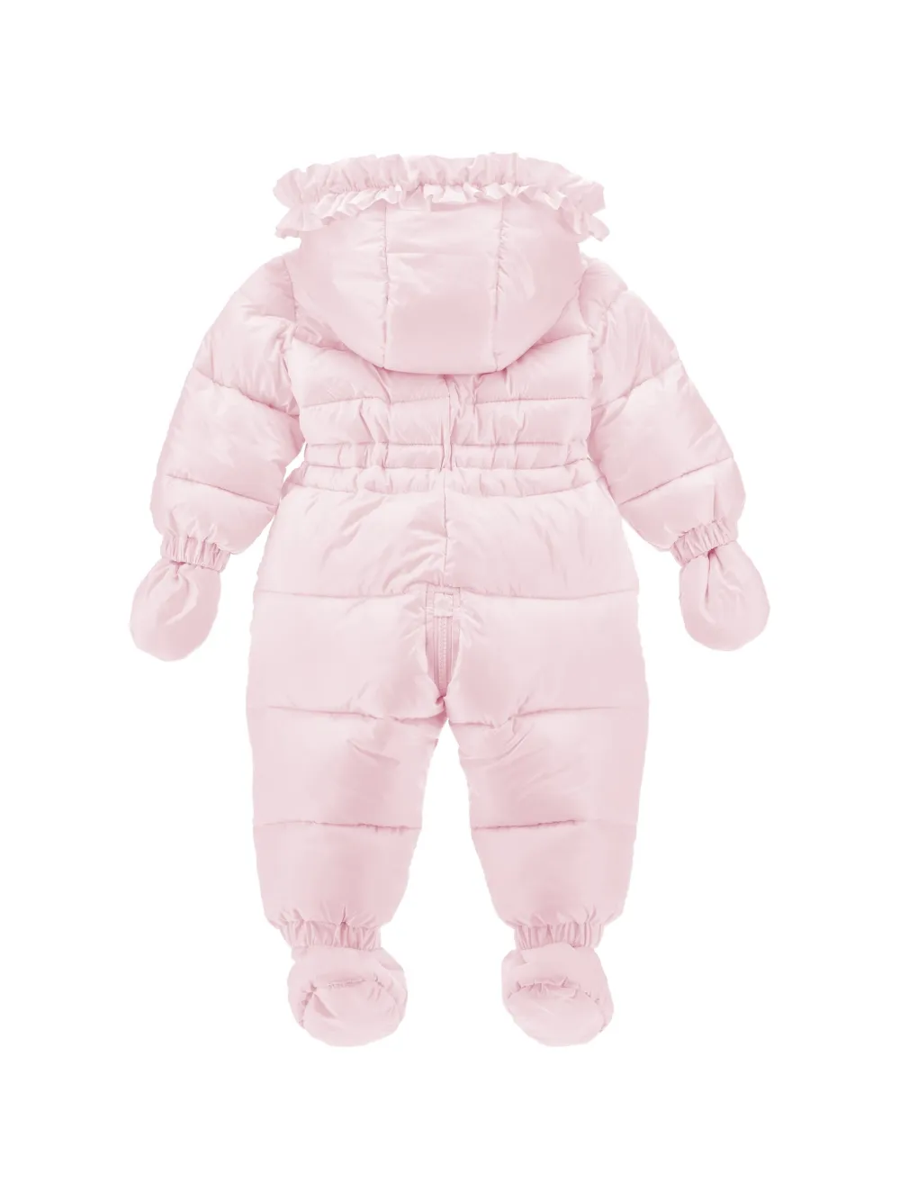 Monnalisa Gewatteerd skipak met ruches Roze