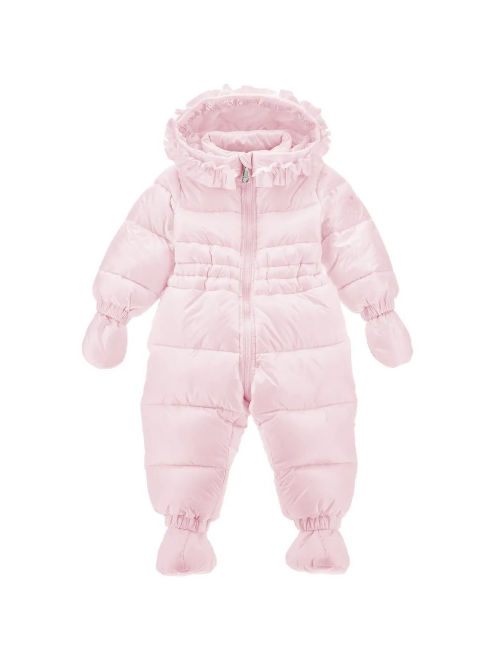 Monnalisa Tuta da neve con ruches - Rosa