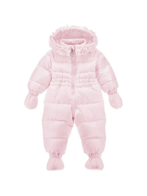 Monnalisa ruffled padded snowsuit