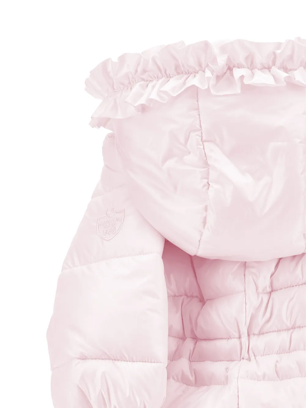 Monnalisa Gewatteerd skipak met ruches Roze