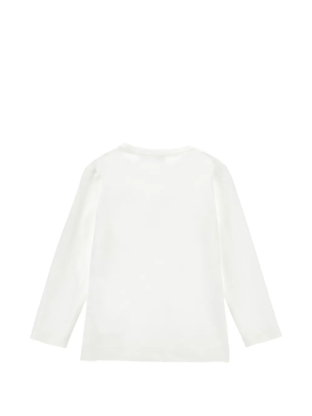 Monnalisa T-shirt met grafische print Wit