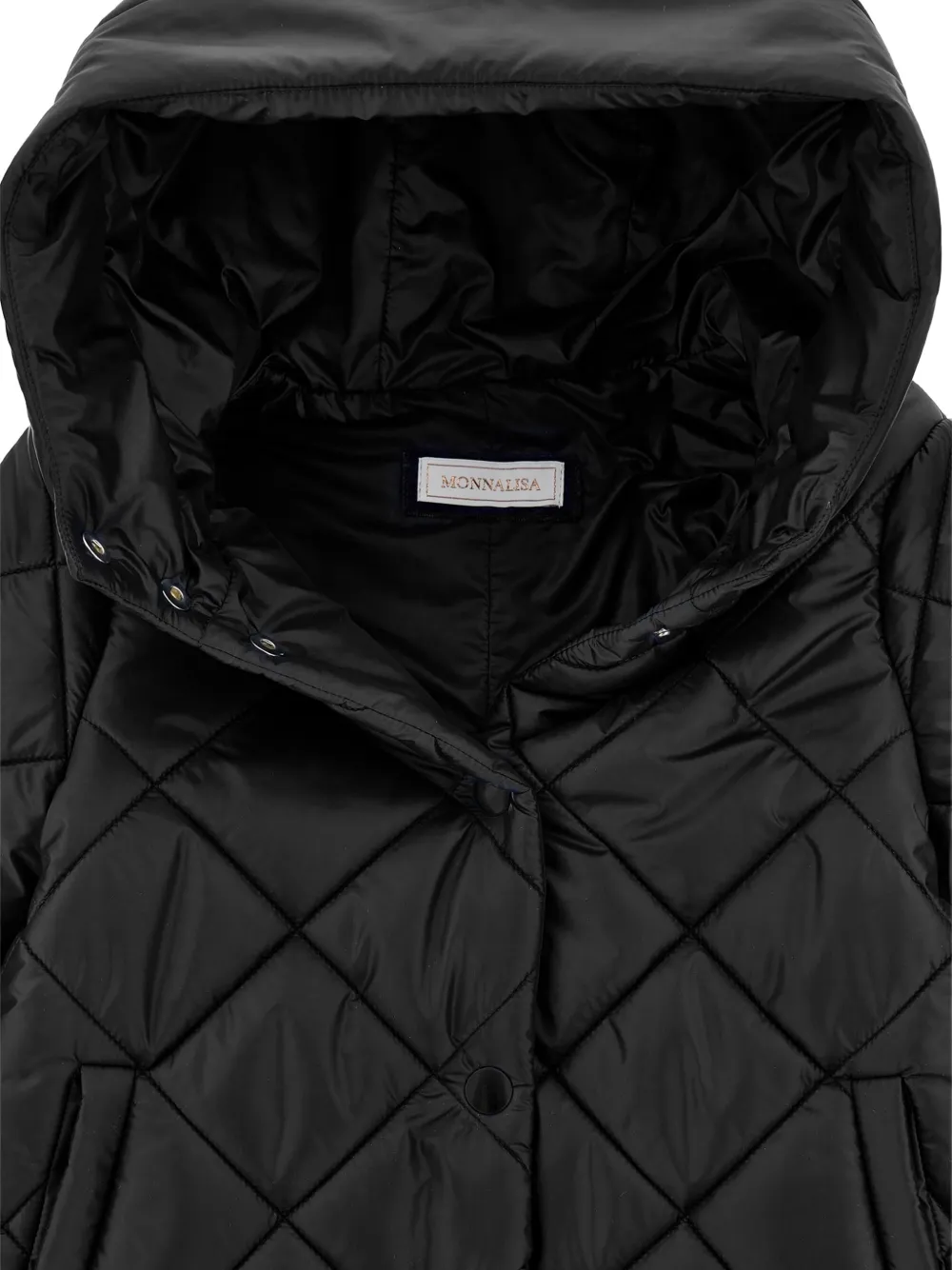 Monnalisa Jack met capuchon Zwart