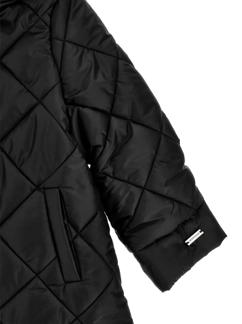 Monnalisa Jack met capuchon Zwart