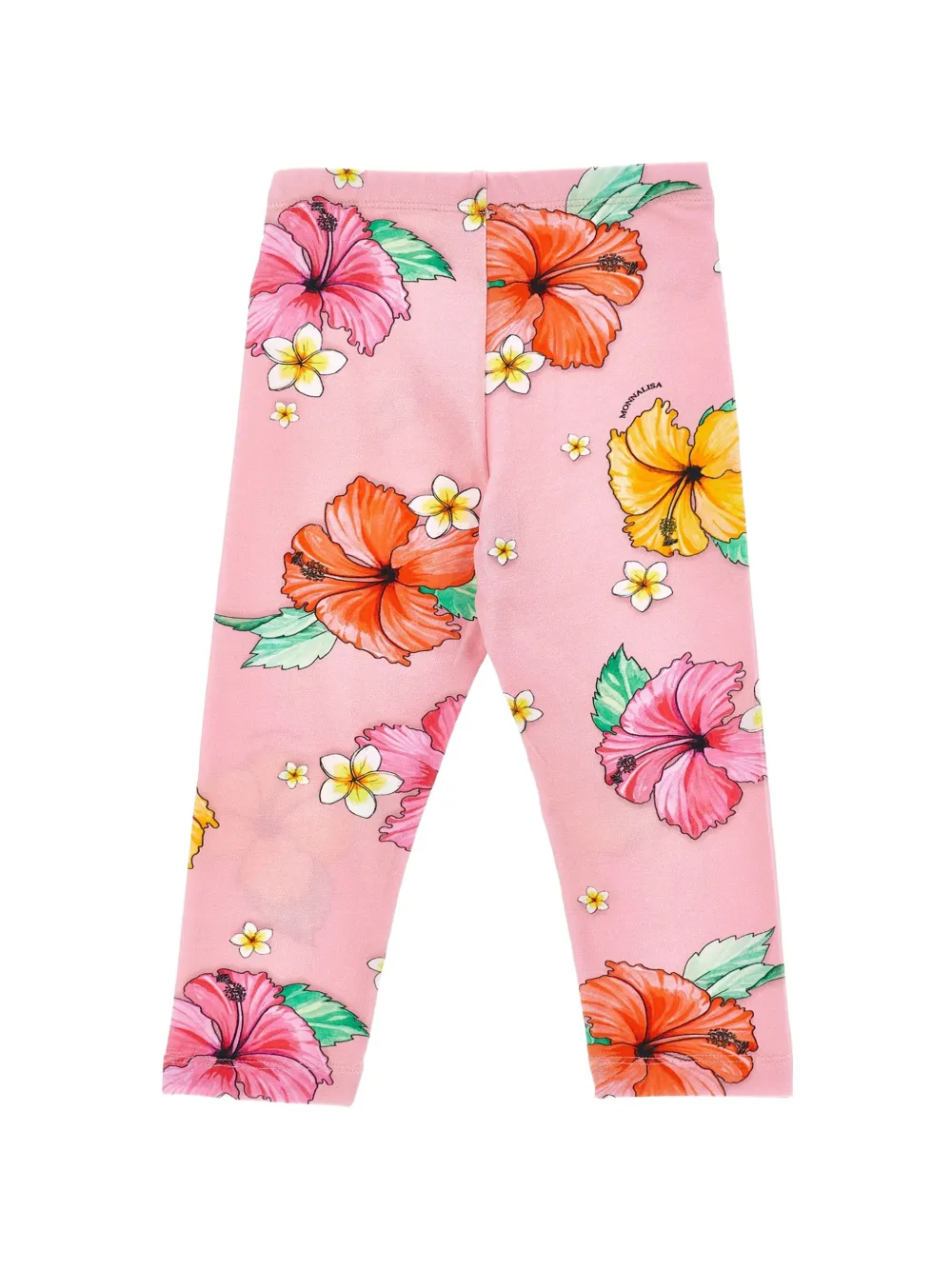 Monnalisa Legging met bloemenprint Roze