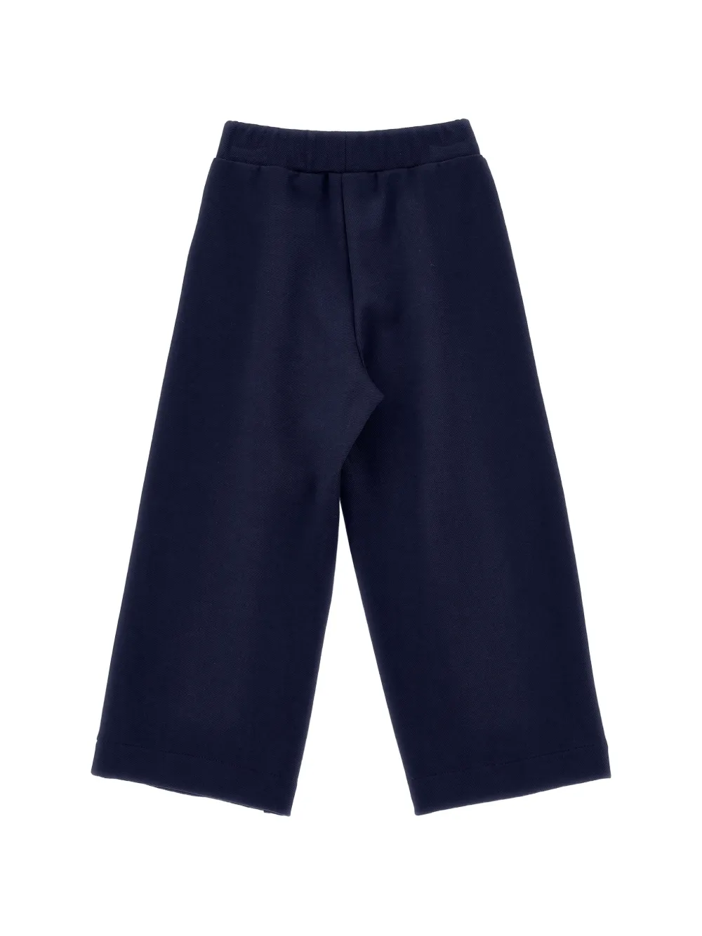 Monnalisa Plooibroek met logoplakkaat Blauw
