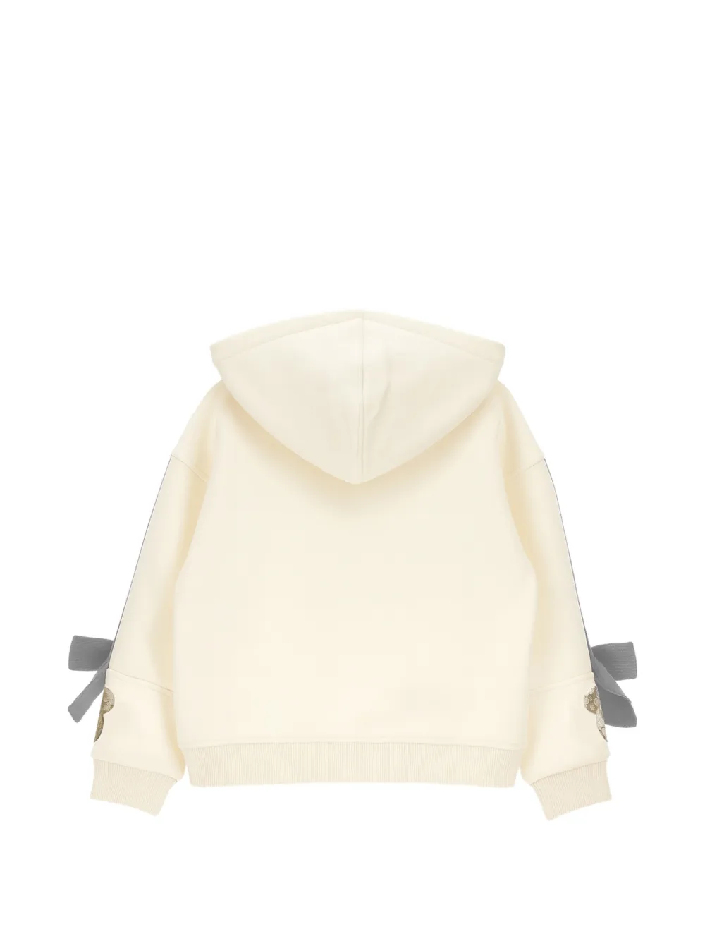 Monnalisa Hoodie met rits Beige