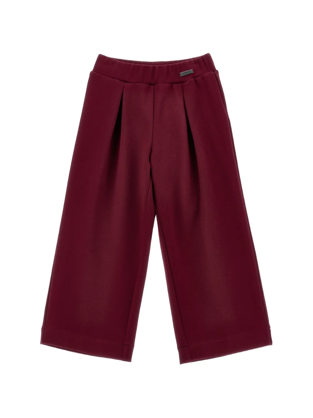 Monnalisa Pantaloni con applicazione logo - Rosso