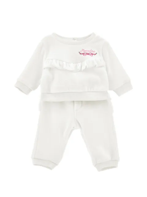 Monnalisa ruffle-detail tracksuit