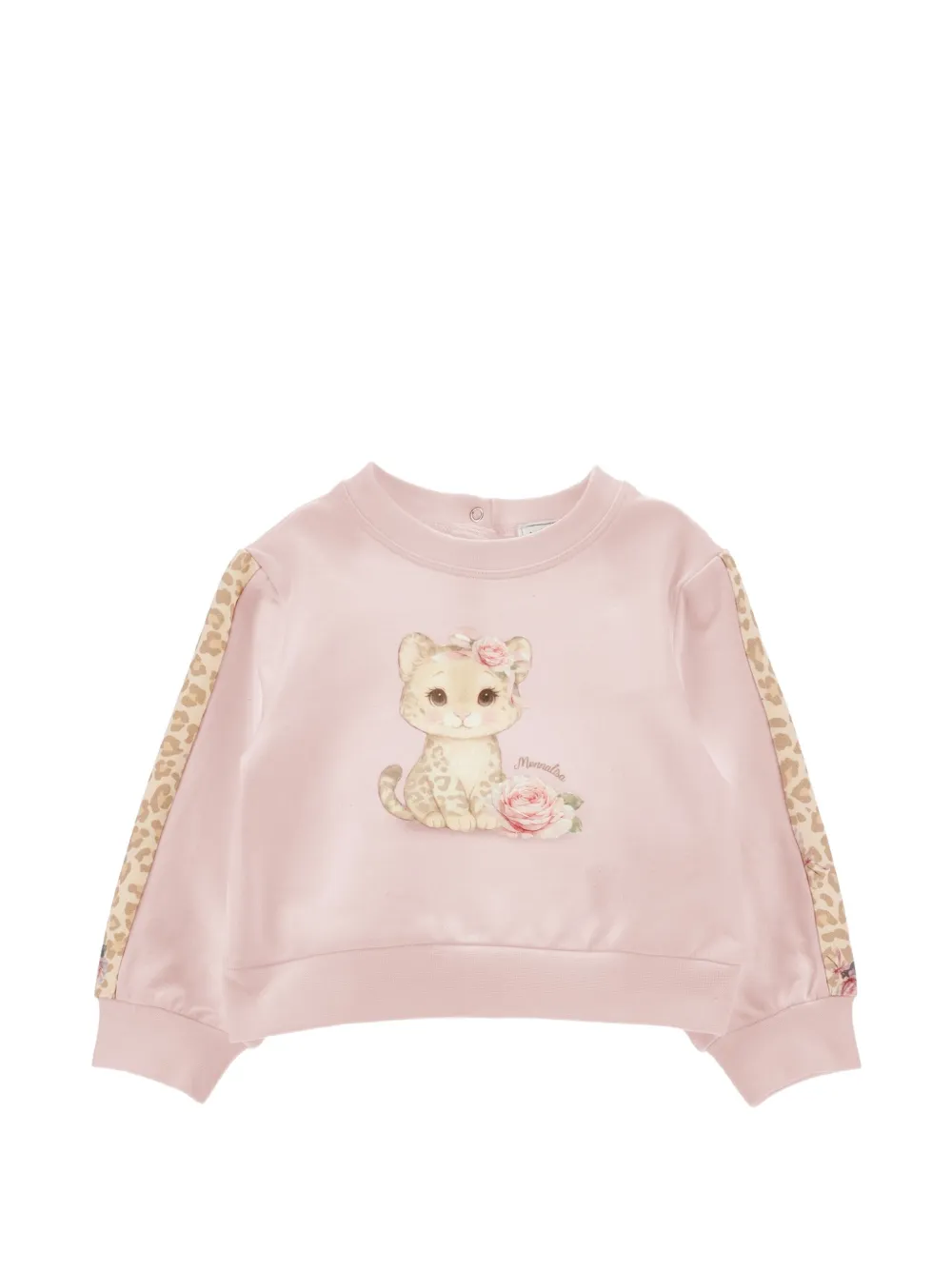 Monnalisa Felpa con stampa - Rosa