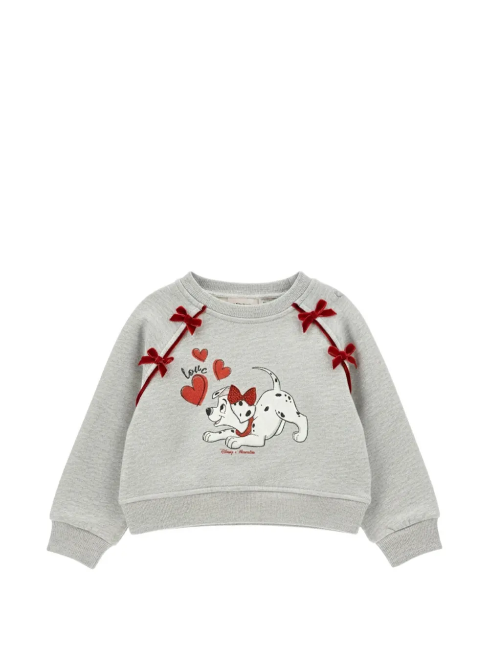 Monnalisa Maglione con stampa grafica - Grigio