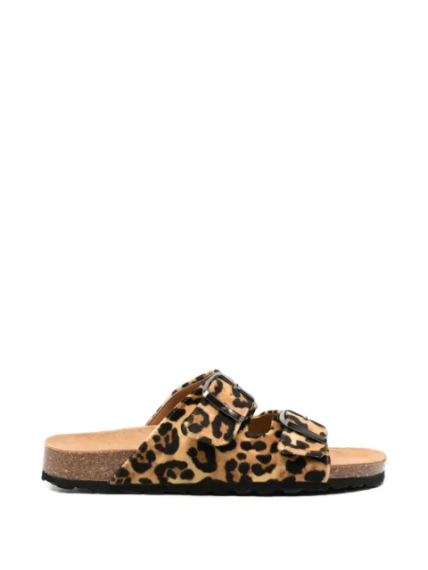 MC2 Saint Barth leopard-print sandals