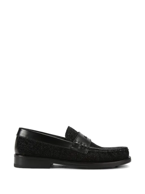 Kurt Geiger London Lombard sparkly leather loafers