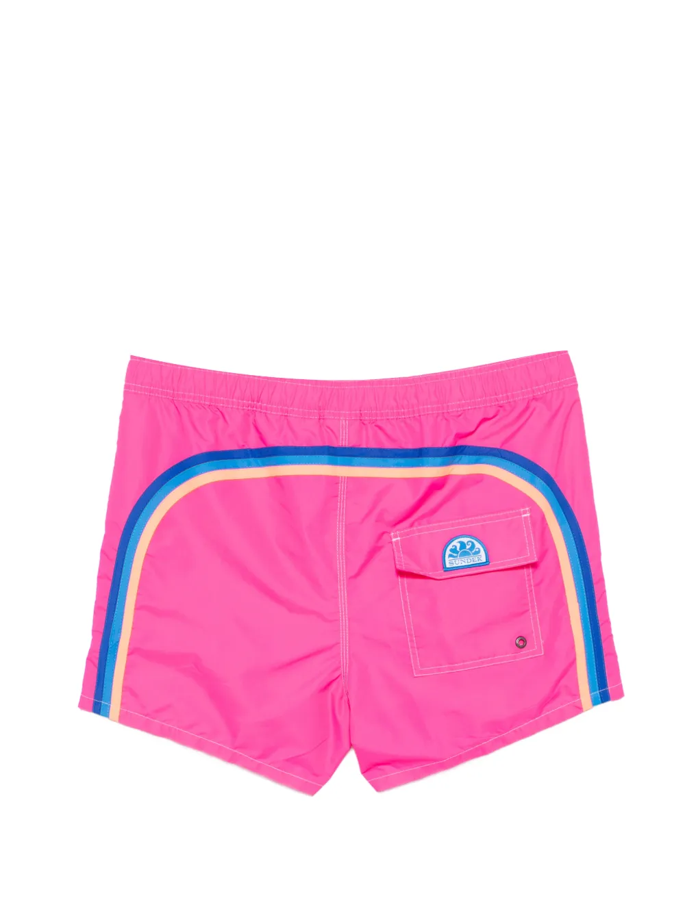 Sundek Zwembroek met logopatch Roze