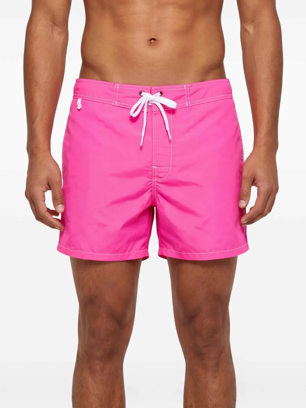 Sundek Zwembroek met logopatch Roze