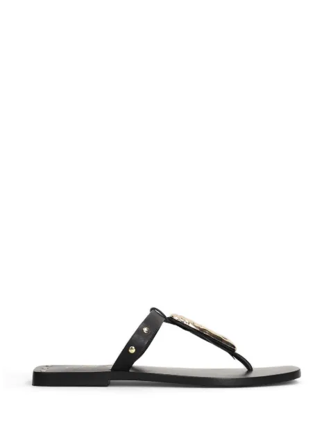 CORAL BLUE stud-embellished sandals