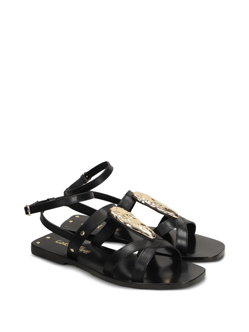 CORAL BLUE Sandalen met open neus Zwart