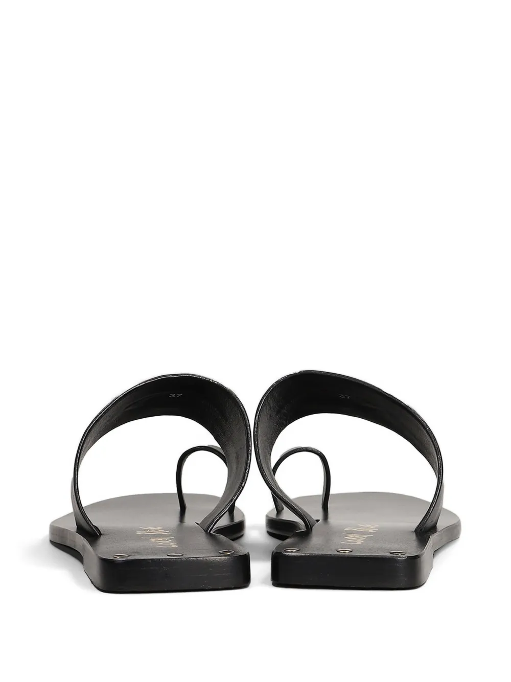 CORAL BLUE Verfraaide sandalen met teenlus Zwart