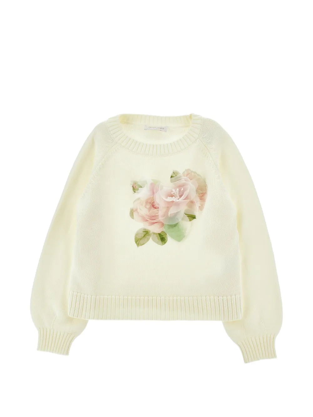 Monnalisa Maglione con maniche raglan - Toni neutri