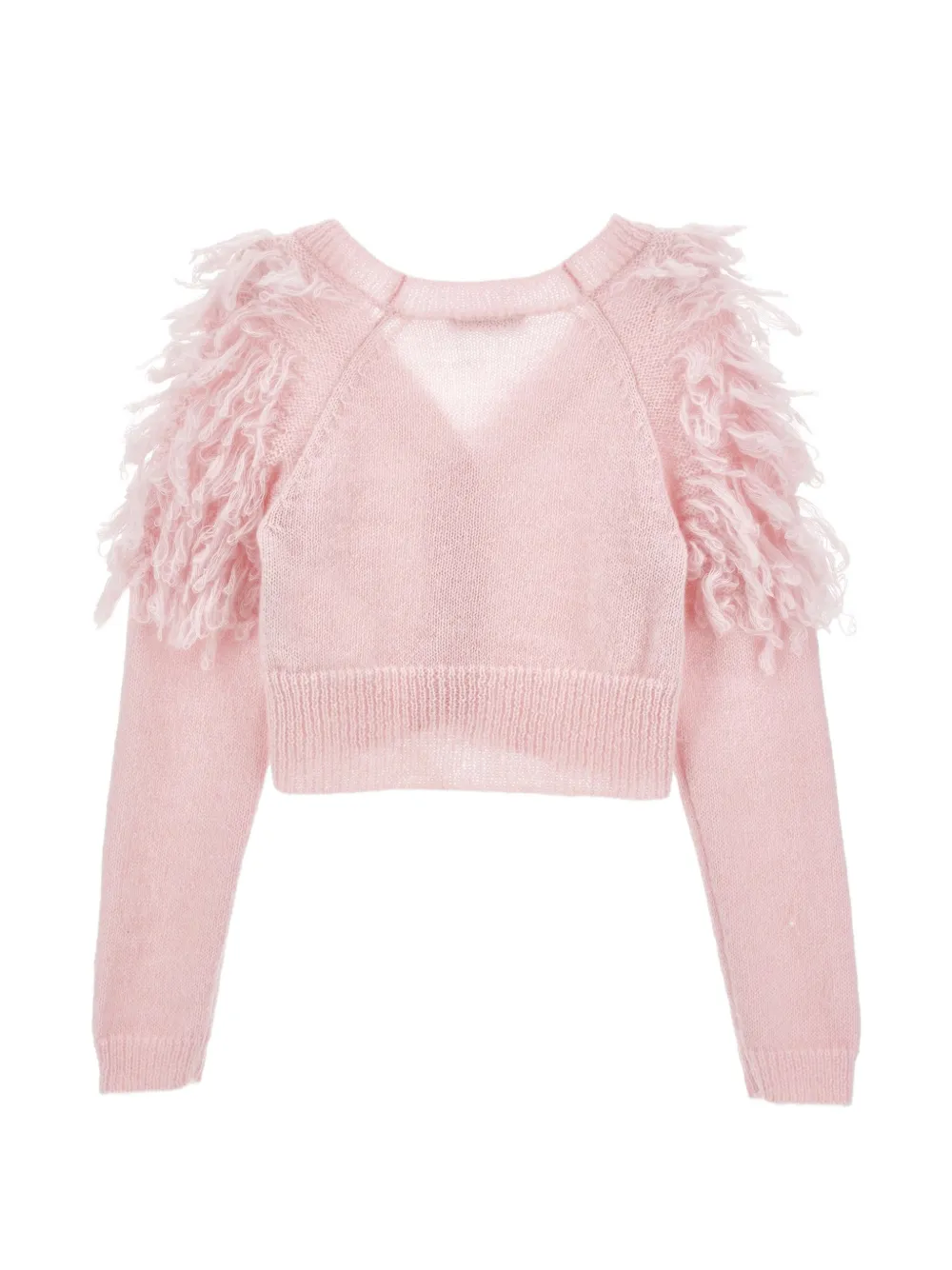 Monnalisa Vest met franjes Roze