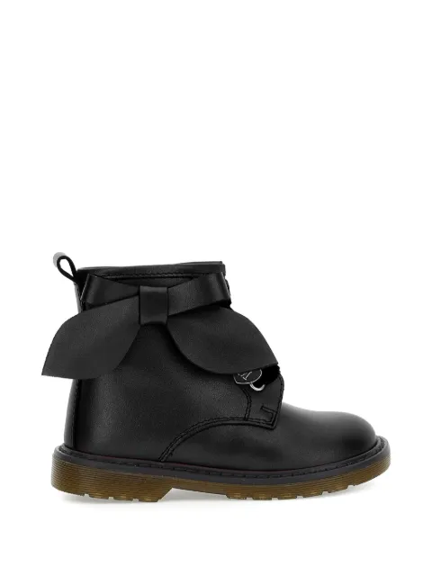 Monnalisa bow-detail ankle boots