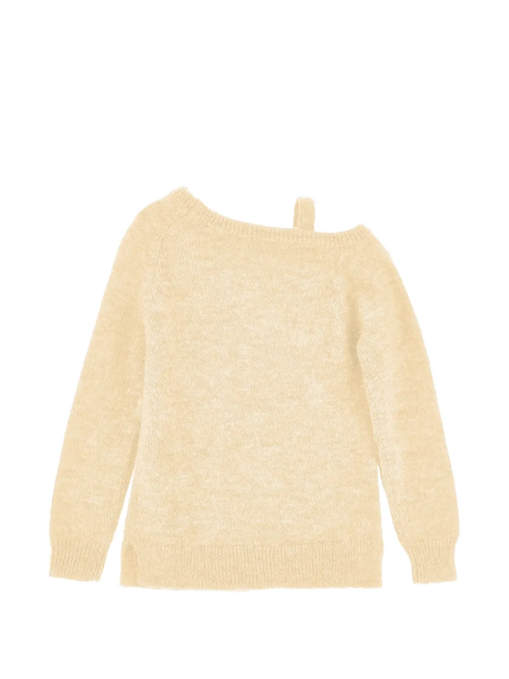 Monnalisa Off-shoulder trui met lange mouwen Geel