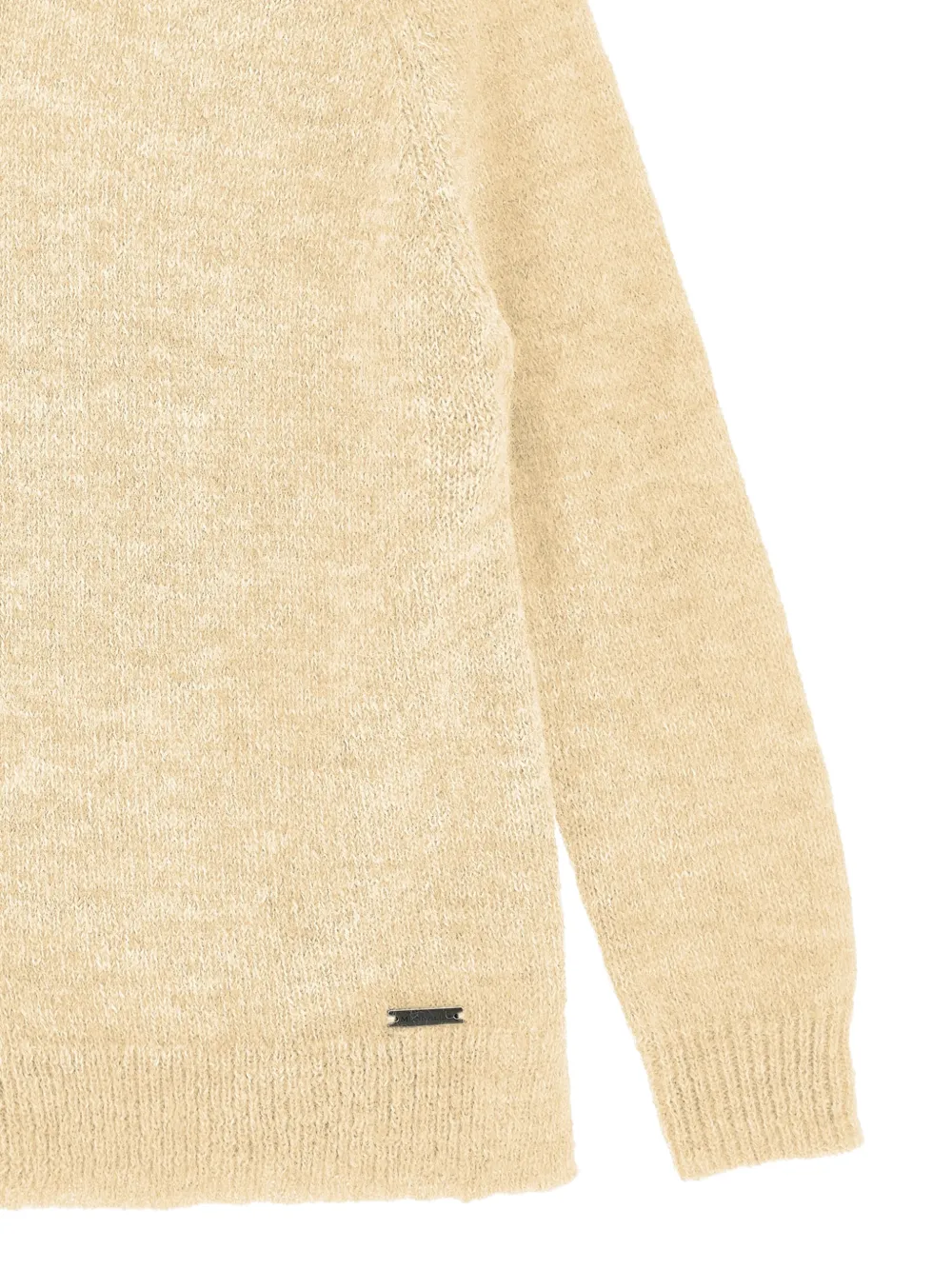 Monnalisa Off-shoulder trui met lange mouwen Geel