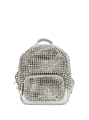 falabella mini backpack silver Stella McCartney Silvery Metallic Quilted The collection covers handbags in every silhouette — totes Stella McCartney Handbags for Women