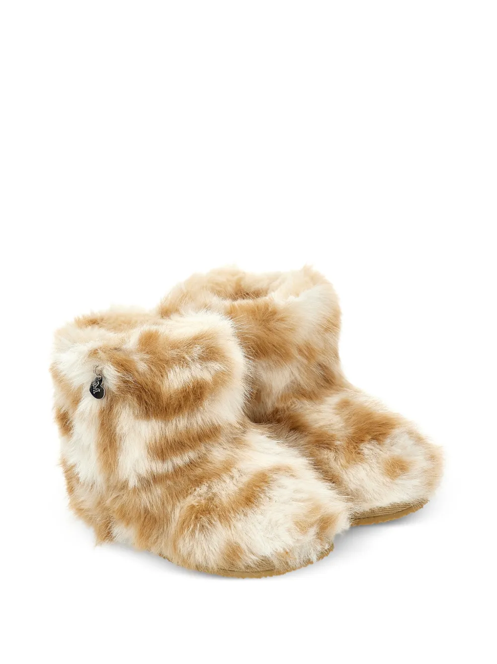 Monnalisa bottines en fourrure artificielle - Tons neutres