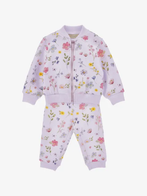Monnalisa Jogginganzug mit Blumenprint