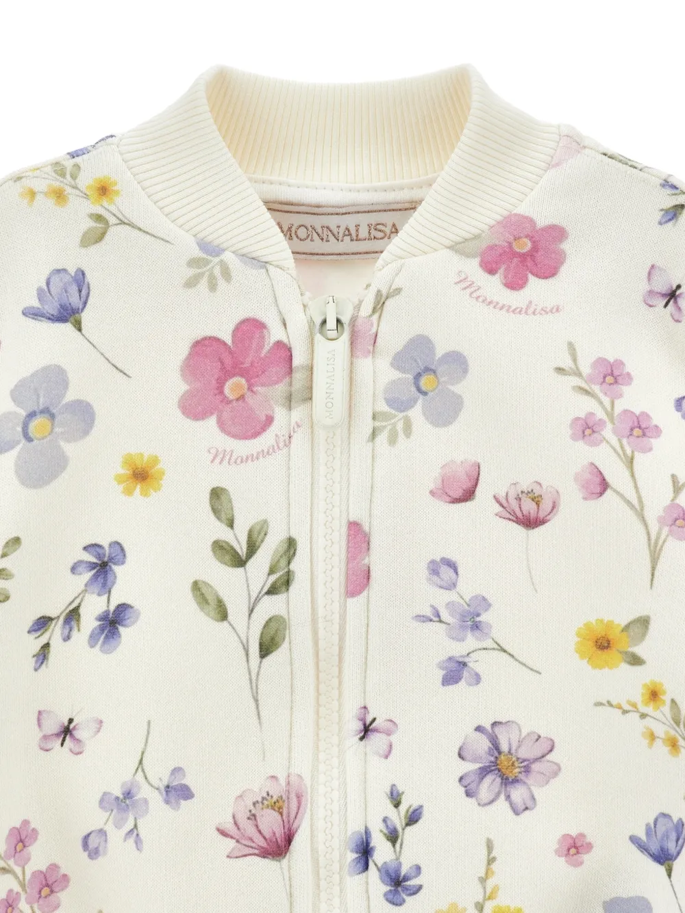 Monnalisa Jack met bloemenprint Beige