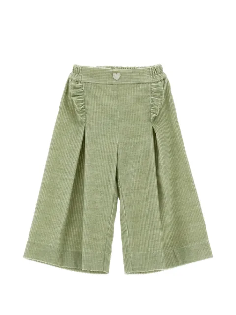 Monnalisa ruffled-detail trousers