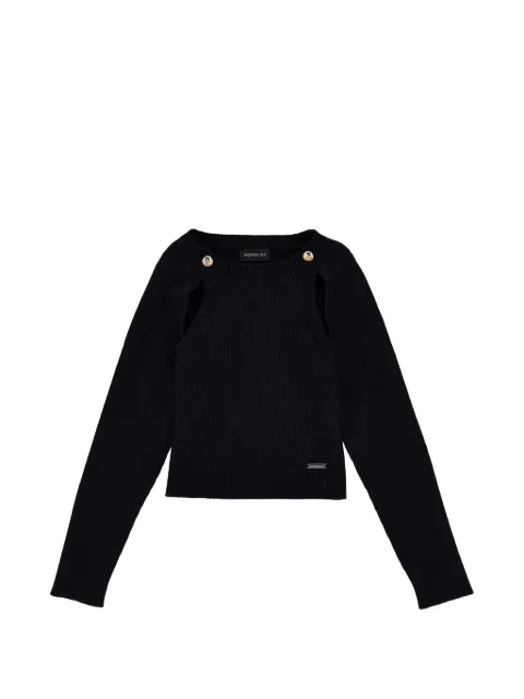 Monnalisa button-embellishment sweater