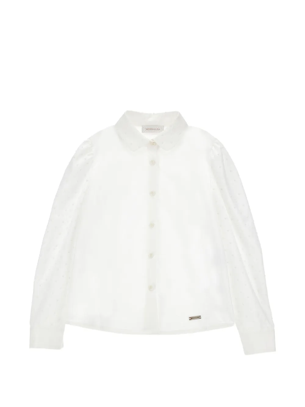Monnalisa Camicia a maniche lunghe - Bianco
