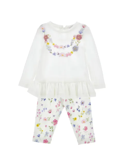 Monnalisa floral-print tracksuit